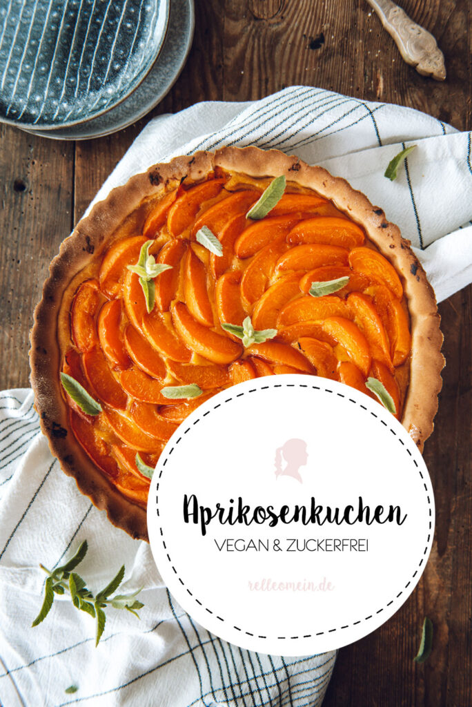 Aprikosenkuchen vegan und zuckerfrei | relleomein.de #vegan #zuckerfrei #foodblogger