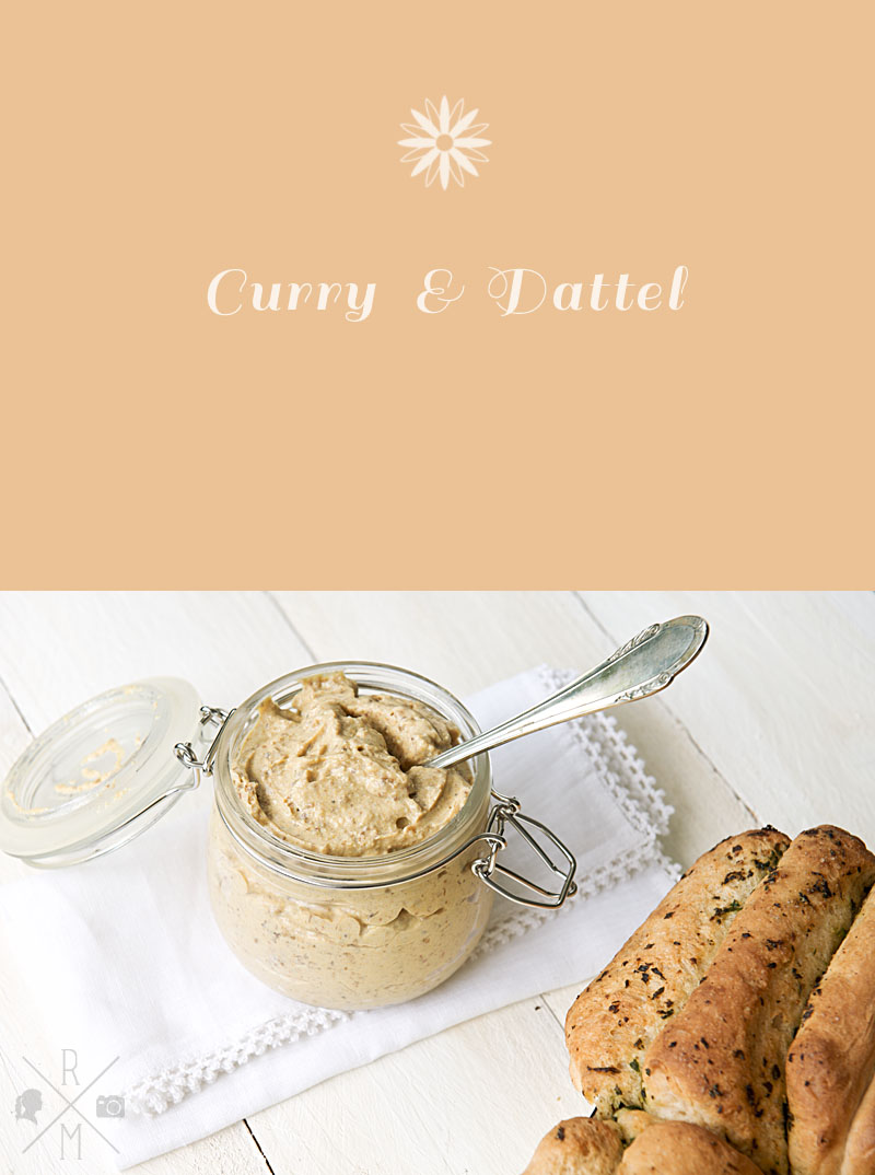 Curry Dattel Dip mit Tofu | relleomein.de #vegan