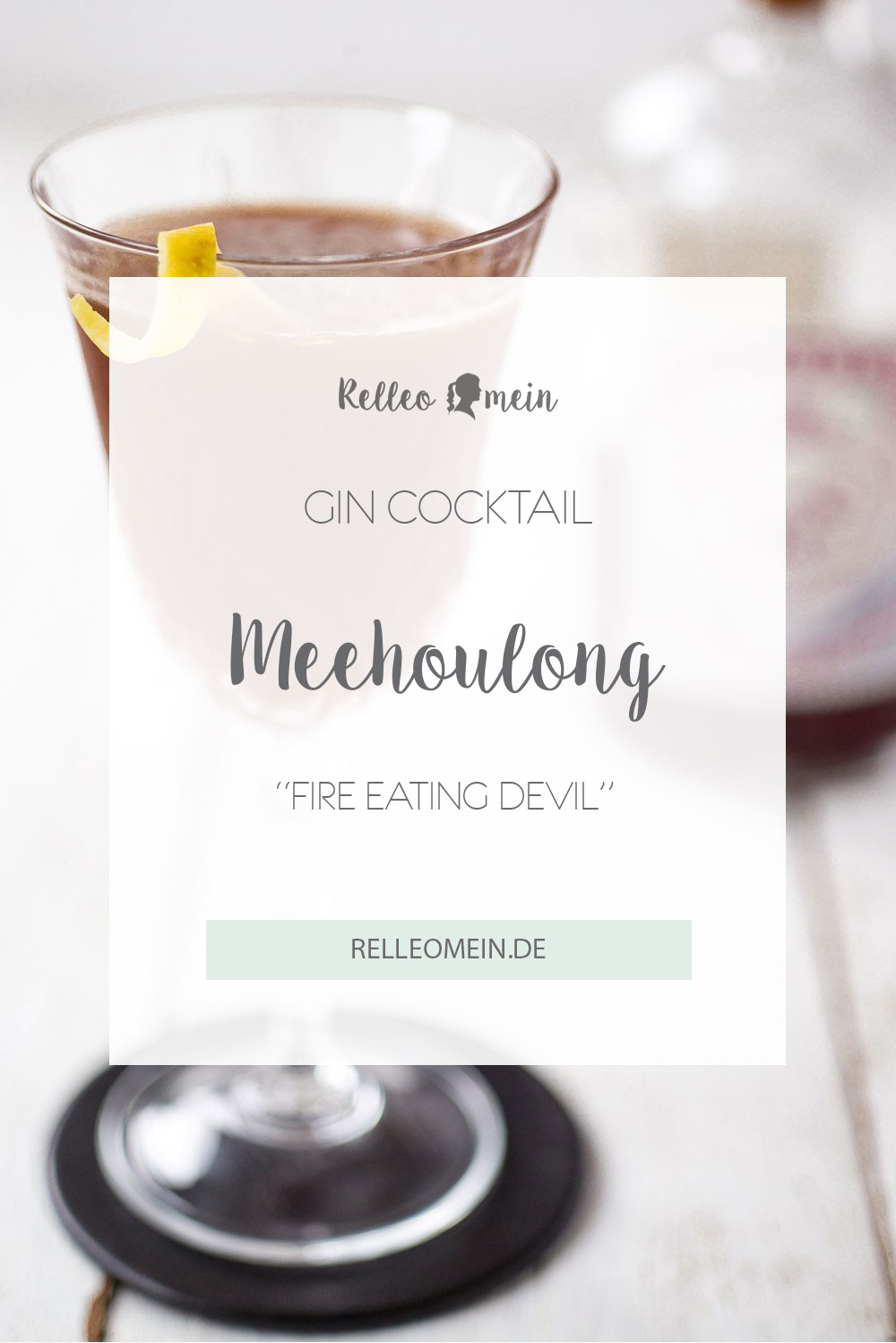 Gin Cocktail - Monkey 47 - Sloe Gin - Drink Rezept - Meehoulong | relleomein.de