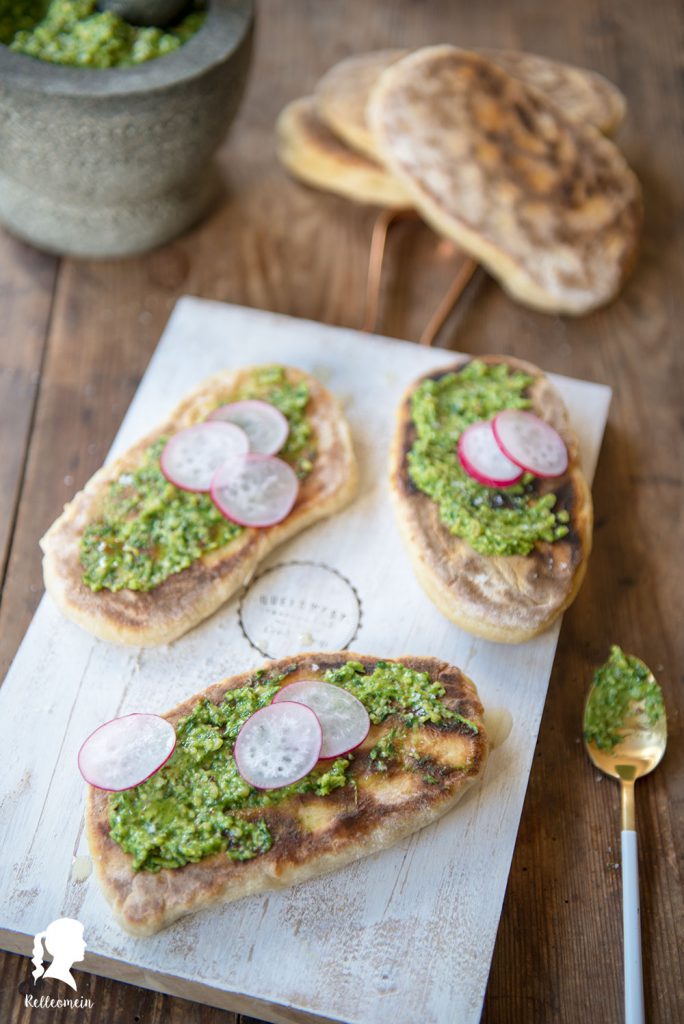 Naan Brot selber backen | relleomein.de #backen #thermomix #brot