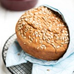 Sonnenblumenkernbrot mit Roggen- und Dinkelmehl | relleomein.de #thermomix #brot #backen